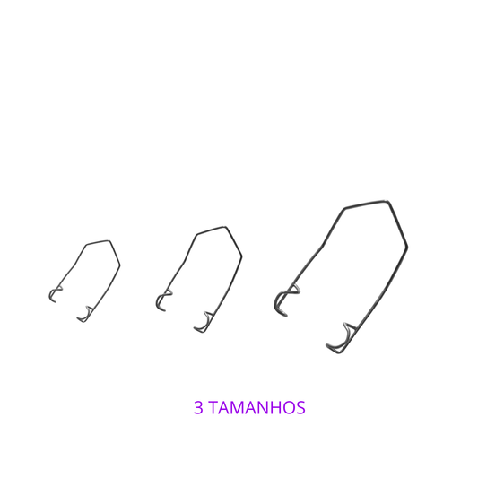 KIT COM 3 TAMANHOS DE BLEFAROS