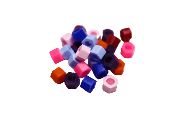 Anel de silicone p/ identificação 50 unidades