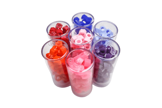 Anel de silicone p/ identificação 50 unidades