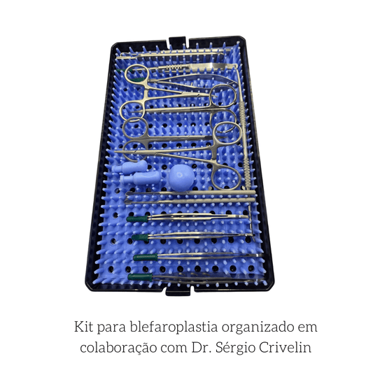 Kit de blefaroplastia com a colaboração do Dr. Sérgio Crivelin