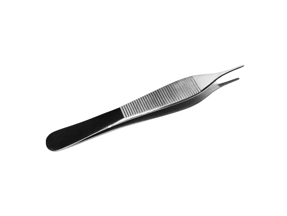 Pinça adson sem dente 11 cm em aço inox