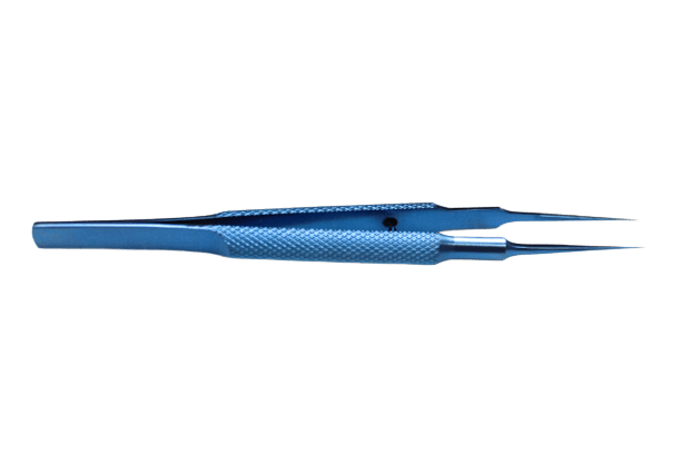 Pinça de ponto reto com plataforma em titânio