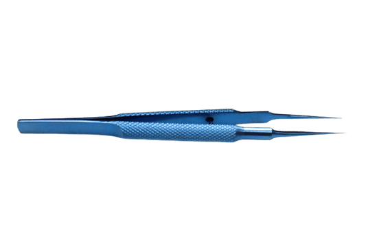 Pinça de ponto reto com plataforma em titânio