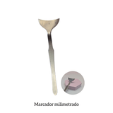 Marcador aço inox milimetrado