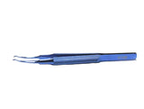 Pinça colibri curva titânio