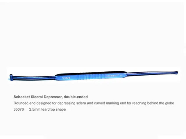 Depressor Escleral titânio