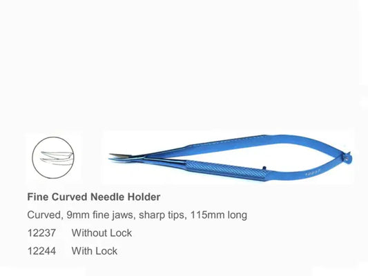 Fine Curved Needle Holder