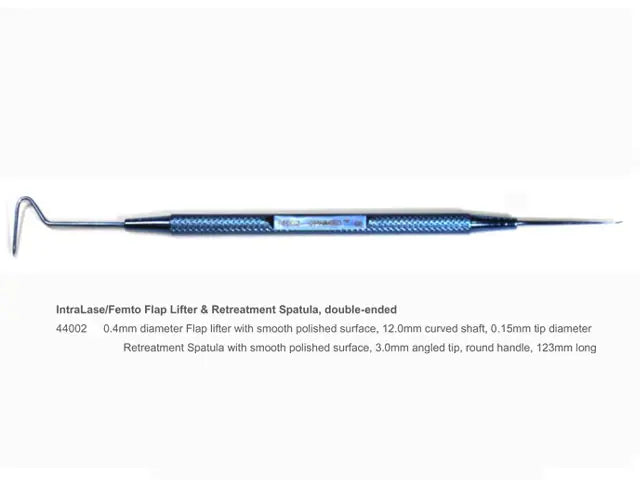 IntraLase/Femto Flap Lifter & Retreatment Spatula, double-ended