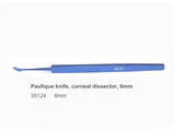 Paufique knife, corneal dissector, 6 mm