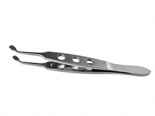 Pinça para expressão da glândula de Meibonio