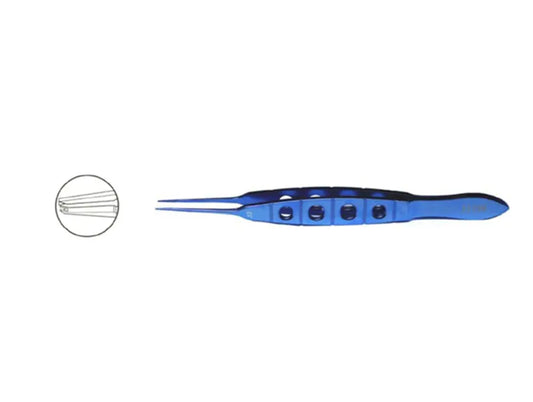 Pinça conjuntiva dente forte titânio