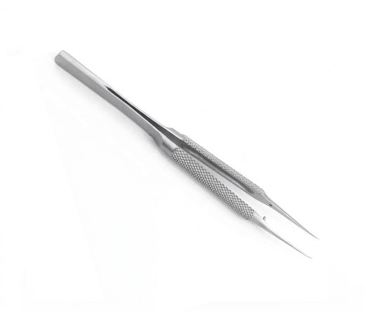 Pinça para microcirurgia curva 14 cm