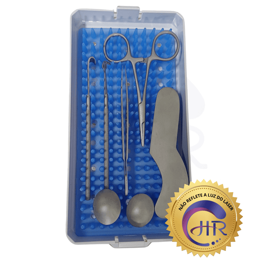 Kit Inox + de material com acabamento fosco para laser