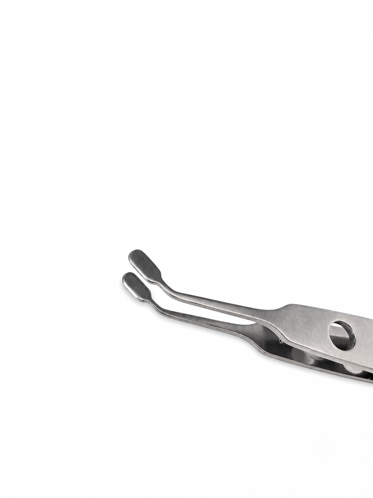 Pinça para expressão da glândula de Meibonio
