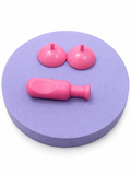 Protetor ocular em silicone cirúrgico com pino
